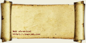 Jasminka Stojanović vizit kartica